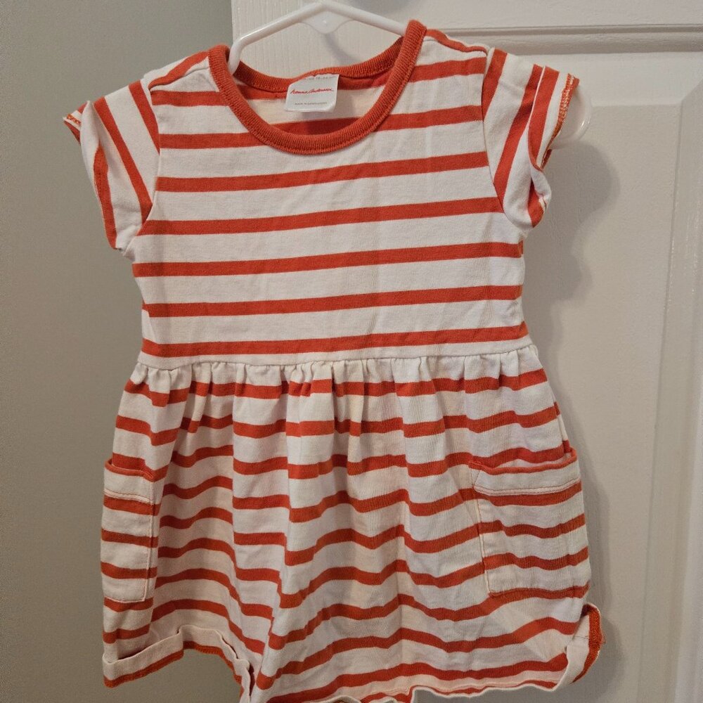Girls Hanna Andersson Size 18-24 months striped dress